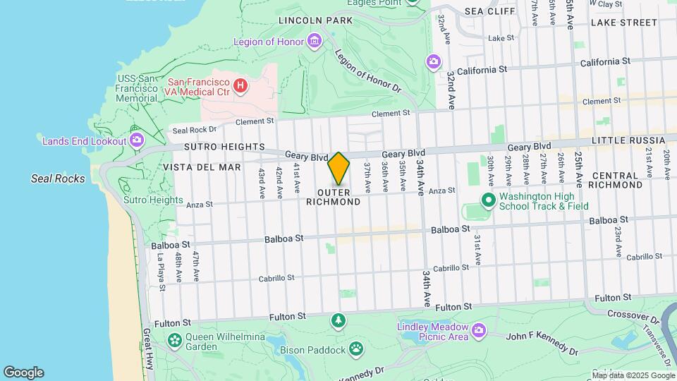 586 39th Ave Mapa y Detalles de la Ubicación