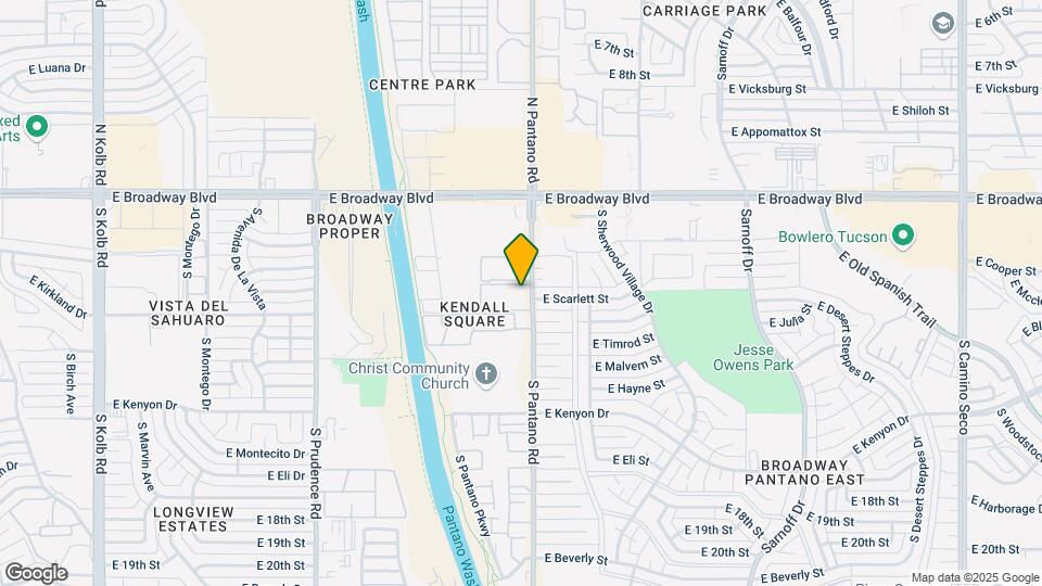 PANTANO VILLAS Map and Location Details