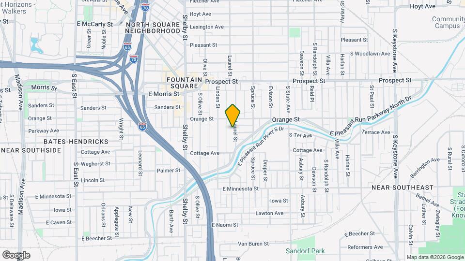 1334 Laurel St Map and Location Details