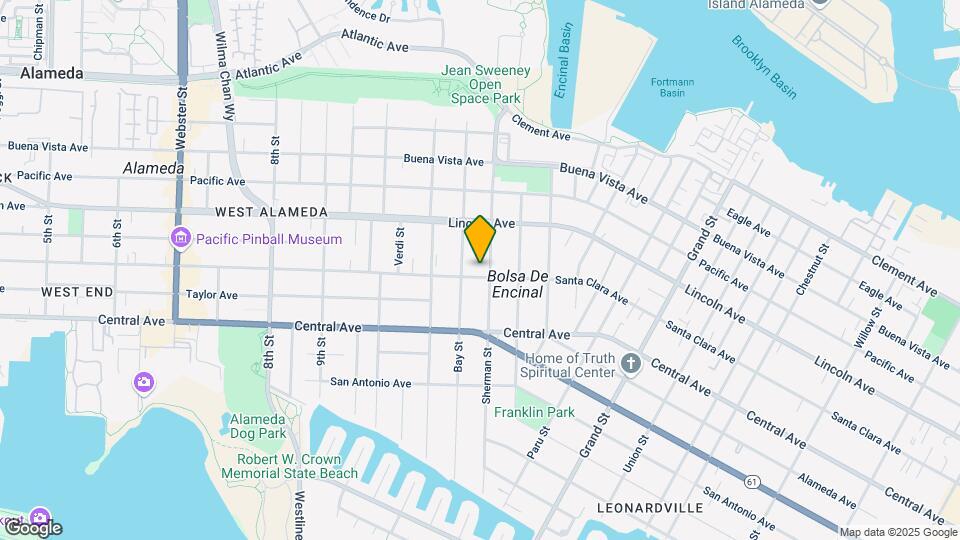 1217 Santa Clara Ave, Unit C Map and Location Details