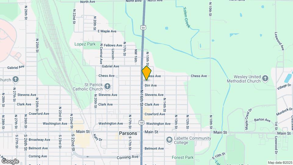 1517 Dirr Ave Map and Location Details