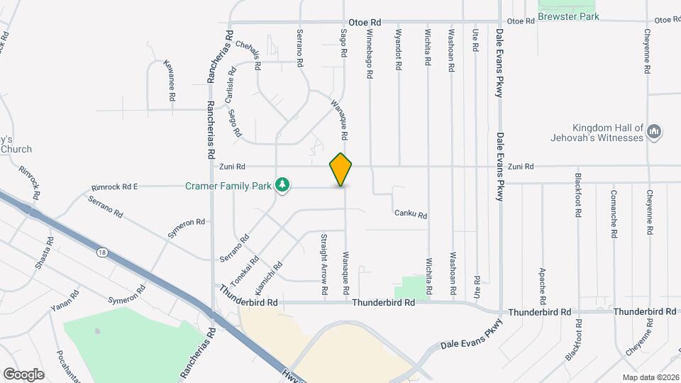 20460 Rimrock Rd E Map and Location Details