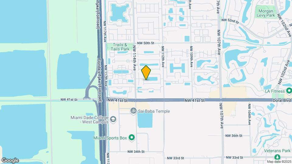 11319 NW 43rd Terrace Map and Location Details
