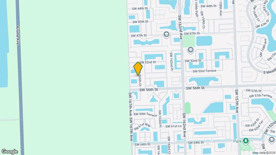 16536 SW 54th St Map and Location Details