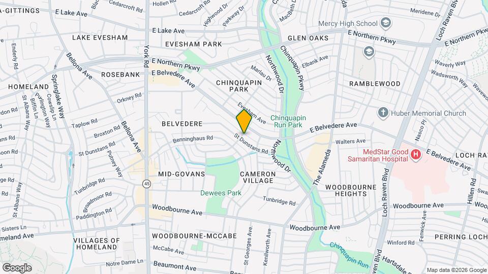 902 Saint Dunstans Rd, Unit 1 Mapa y Detalles de la Ubicación