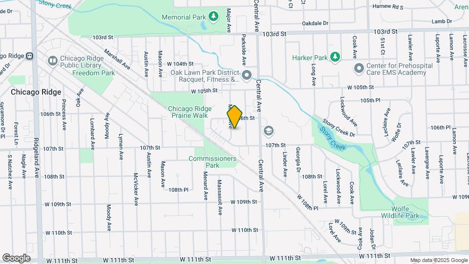 10625 S Major Ave Mapa y Detalles de la Ubicación