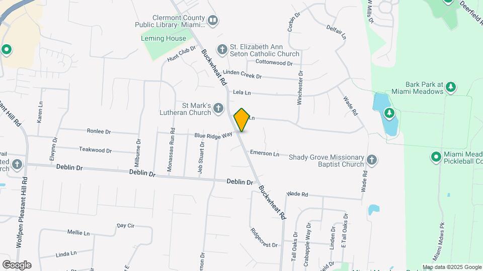 5828 Buckwheat Rd Map and Location Details