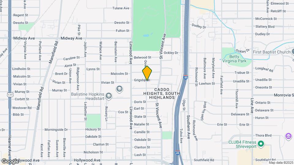 1443 Grigsby St Map and Location Details