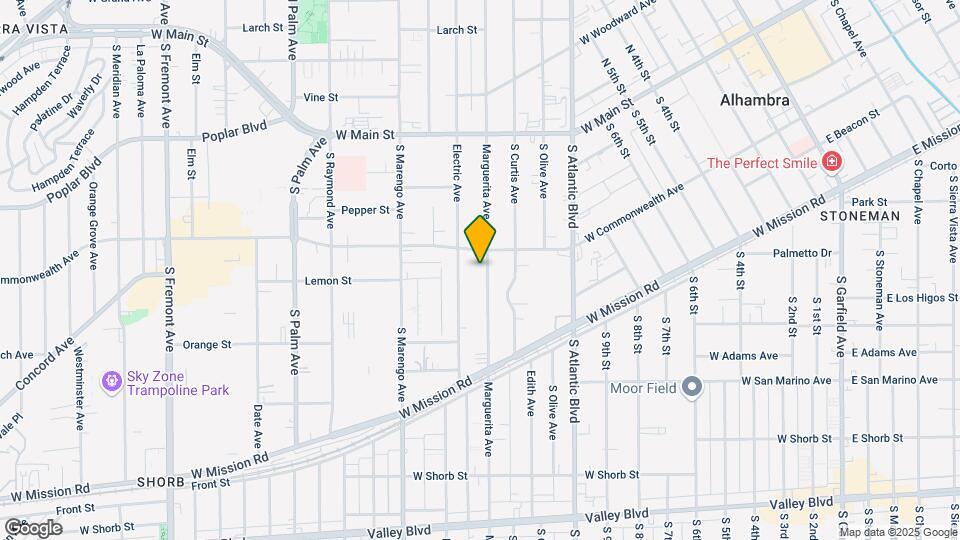 315 S Marguerita Ave Map and Location Details