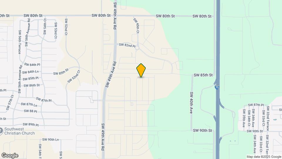 8586 SW 44th Terrace Map and Location Details