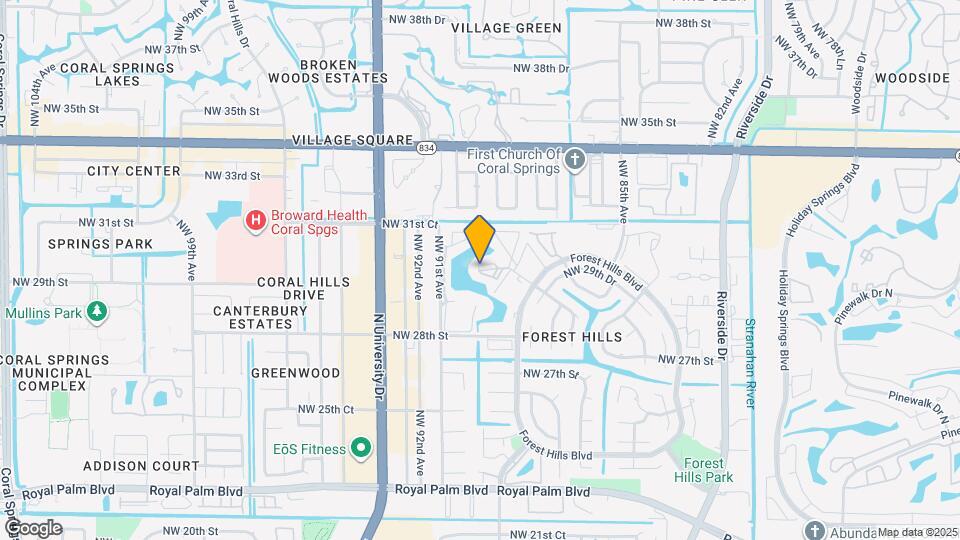 9000 NW 28th Dr Rentals in Coral - Map