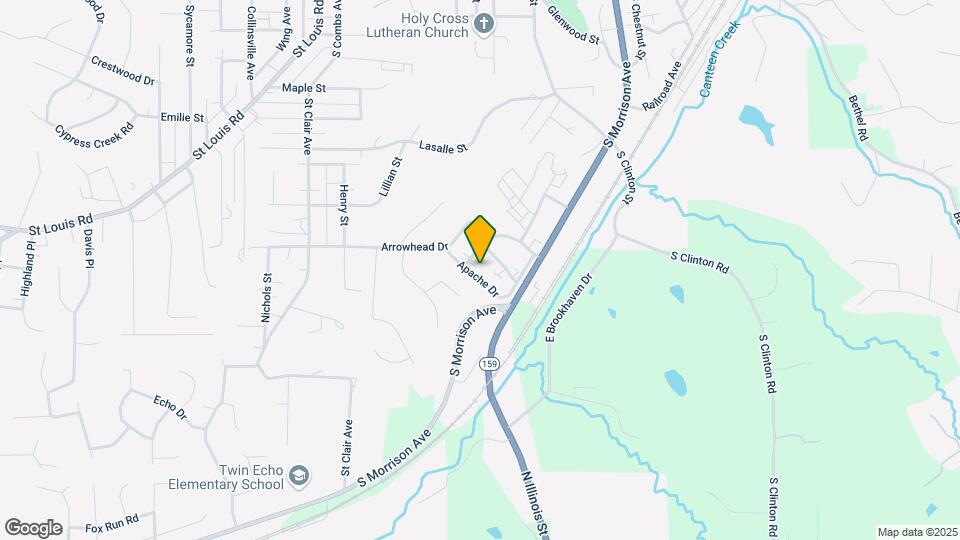 1102 Apache Dr Map and Location Details