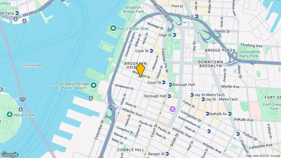 91 Remsen St Mapa y Detalles de la Ubicación