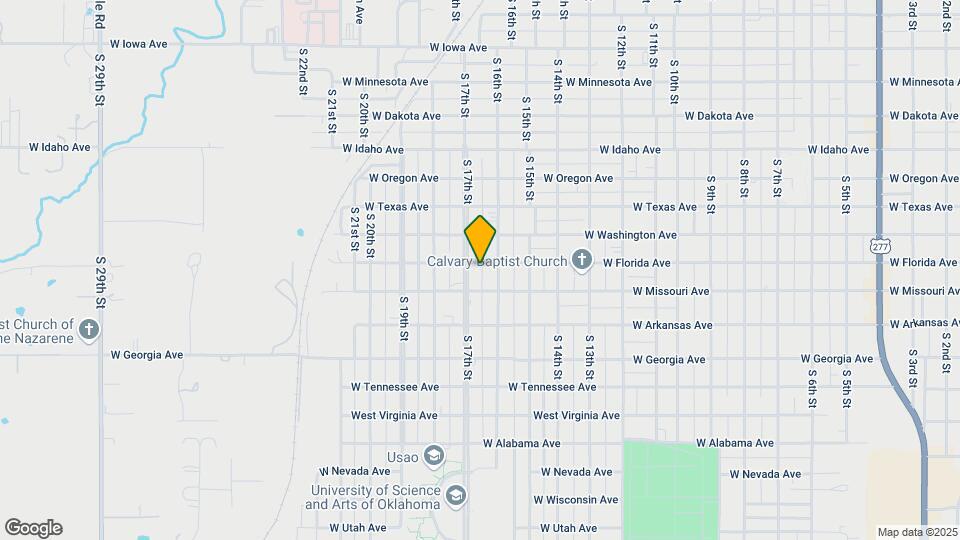 1105 S 17th St Map and Location Details