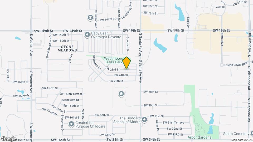 1202 SW 23rd St Map and Location Details