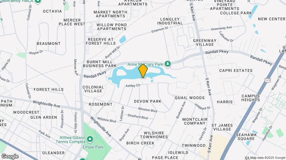 3609 Ashley Cir Map and Location Details