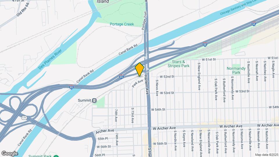 7218 Park Ave Map and Location Details