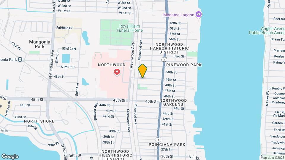 726 49th St Map and Location Details