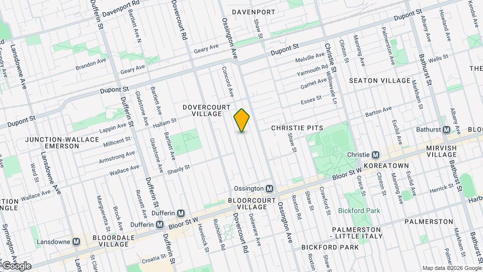 436 Concord Ave Map and Location Details