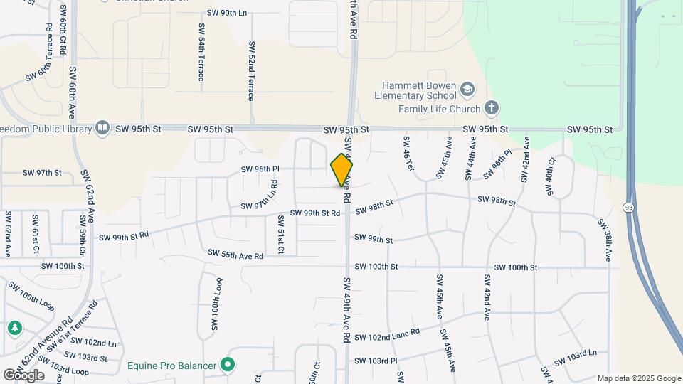 4940 SW 97th Pl Map and Location Details