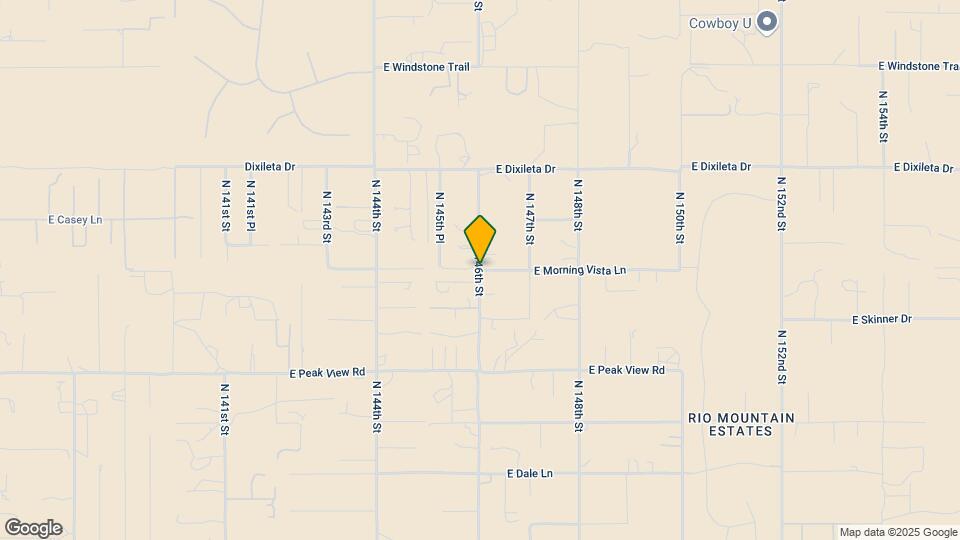 14238 E Morning Vista Ln Map and Location Details