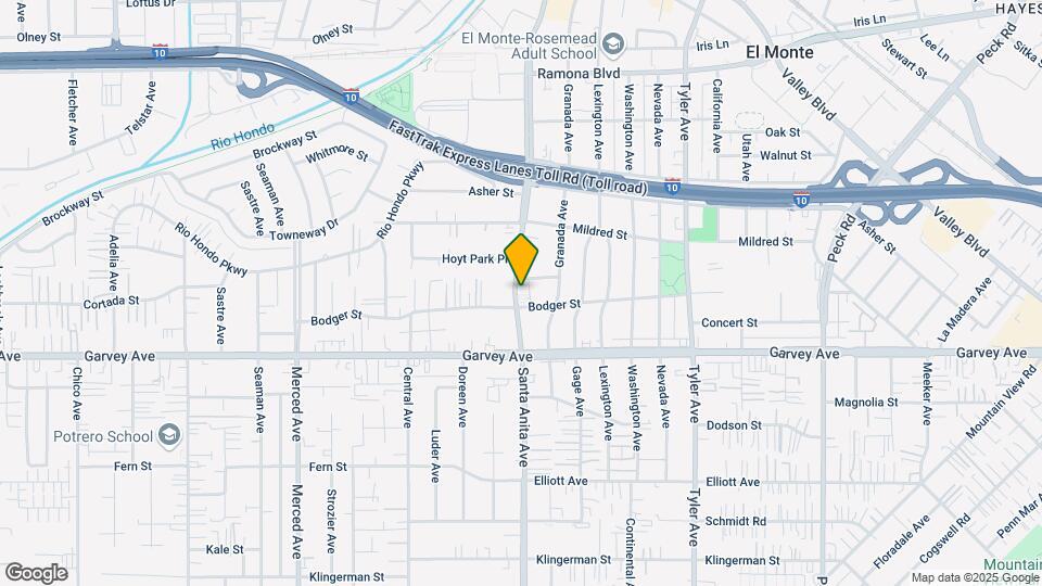 3122 Santa Anita Ave Mapa y Detalles de la Ubicación