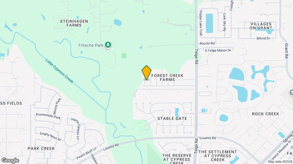 15802 Parmley Creek Ct Map and Location Details