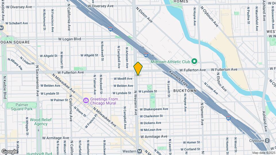 2331 N Western Ave, Unit G Map and Location Details