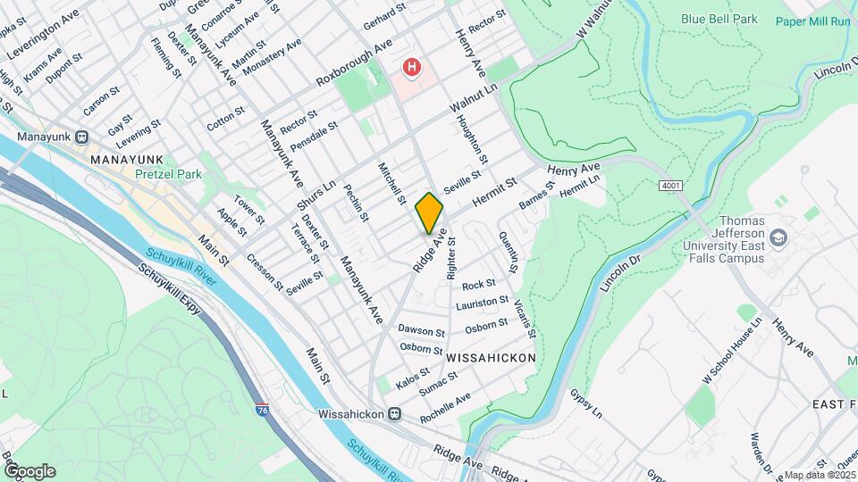 5440 Ridge Ave Map and Location Details