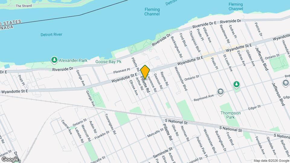 836 Pillette Rd Mapa y Detalles de la Ubicación