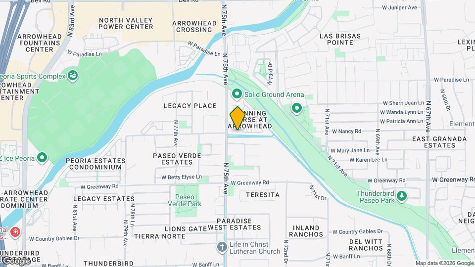 15811 N 74th Ln Map and Location Details