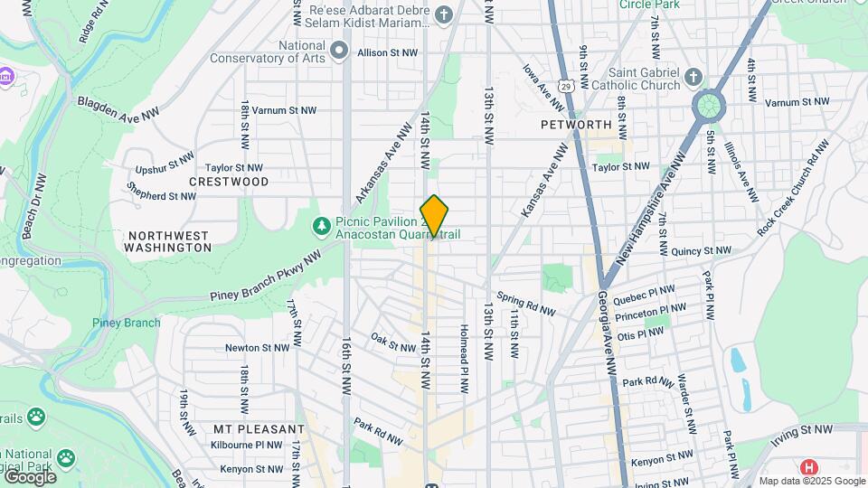 3817 14th St NW, Unit 7 Map and Location Details