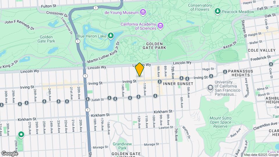 1042 Irving St Mapa y Detalles de la Ubicación