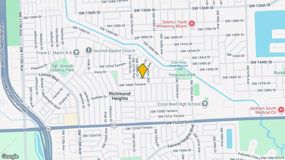 10530 SW 146th St Map and Location Details