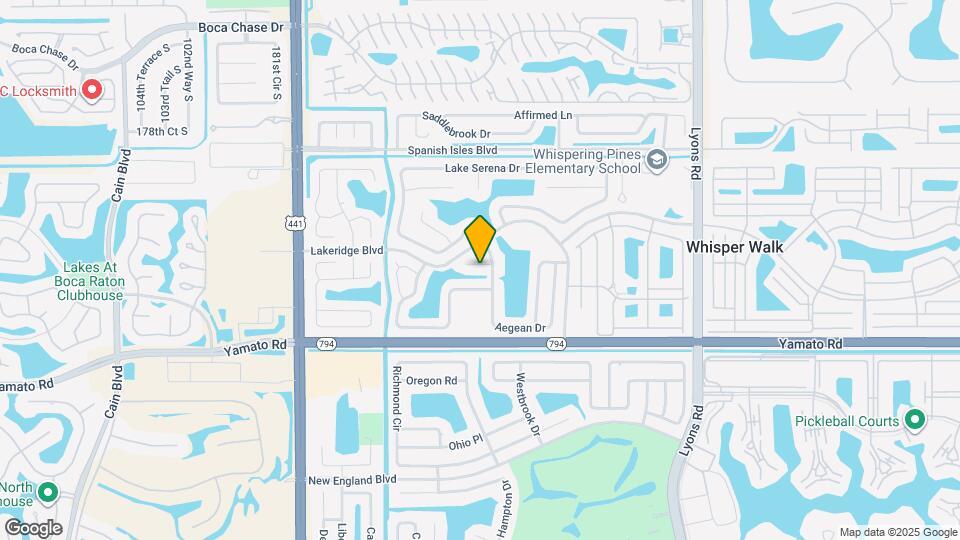 9550 Islamorada Terrace Map and Location Details