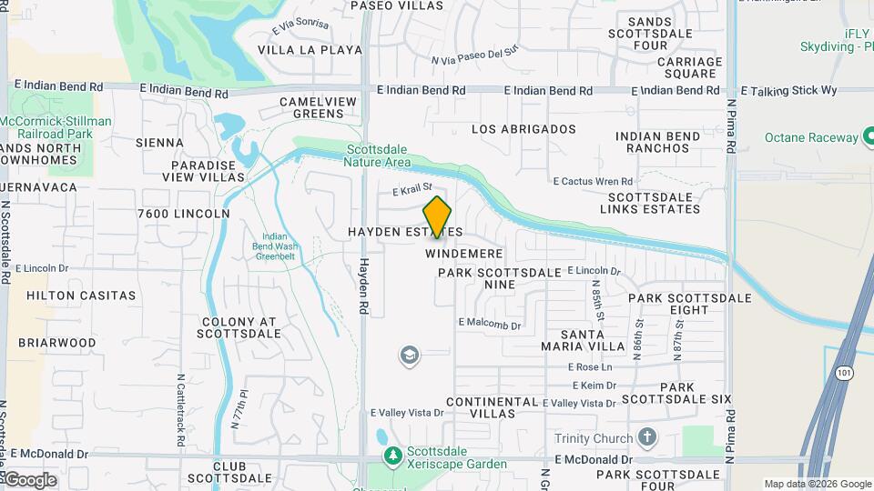 8113 E Redwing Rd Map and Location Details