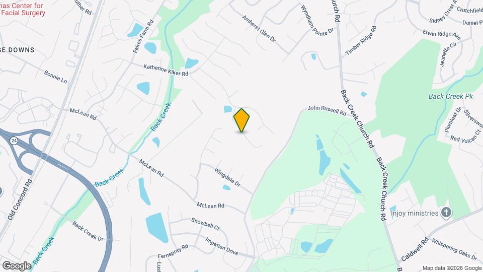 2117 David Earl Dr Map and Location Details