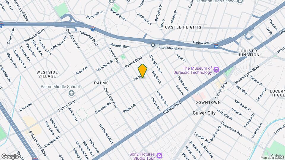3618 Vinton Ave Mapa y Detalles de la Ubicación