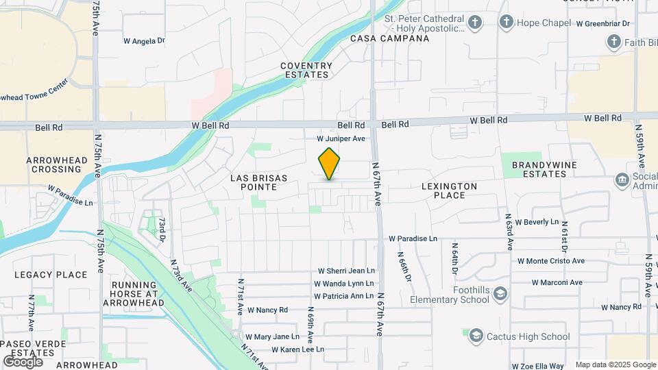 6813 W Aire Libre Ave Map and Location Details