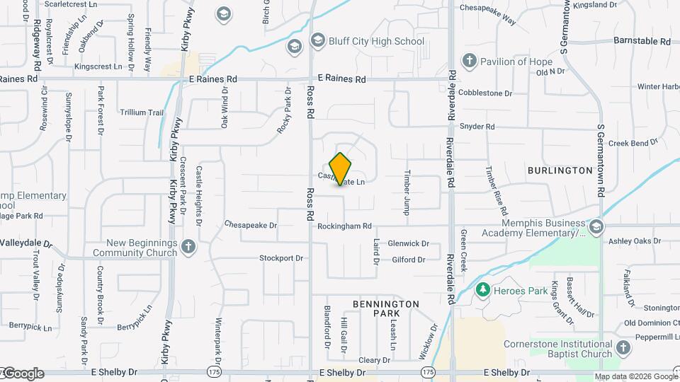 6752 Valley Bend Dr Map and Location Details