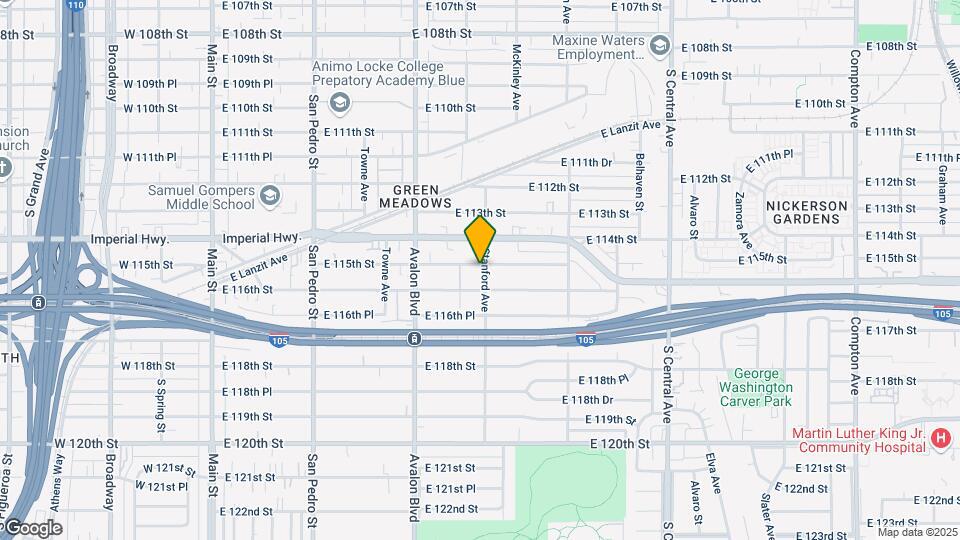 674 E 115th St Map and Location Details