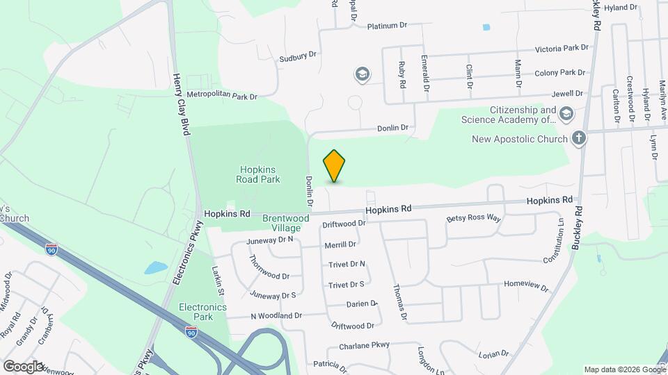 1124 Fern Hollow Dr Map and Location Details