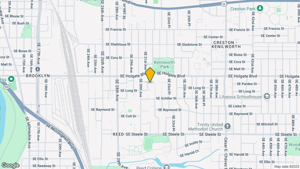4616 SE 31st Ave Map and Location Details