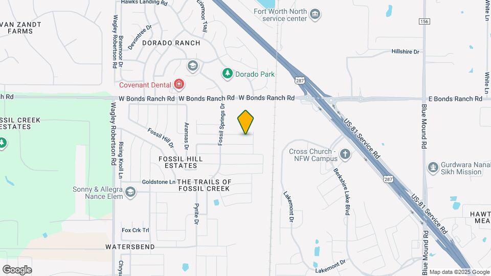 313 Marble Creek Dr Map and Location Details