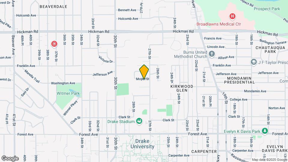 2714 Moyer St Map and Location Details