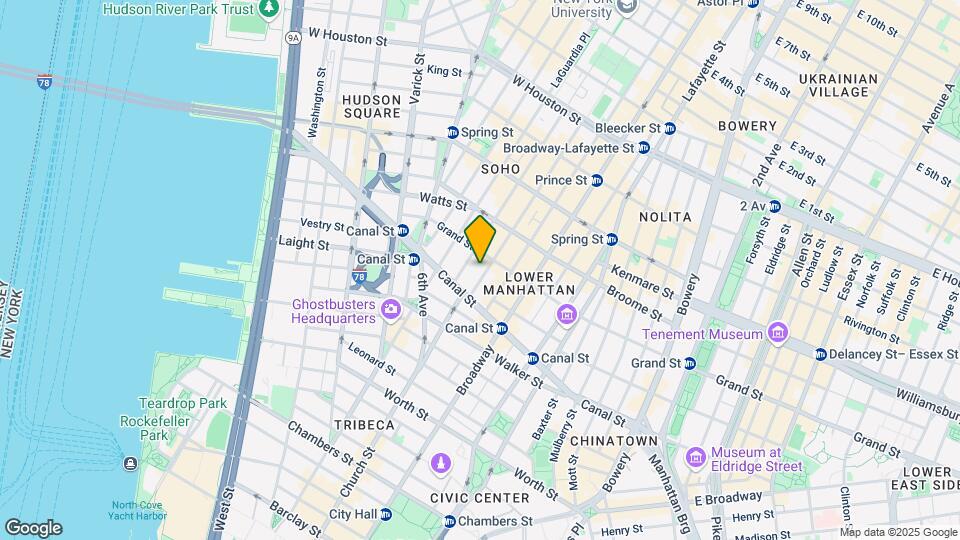 27 Greene St Mapa y Detalles de la Ubicación