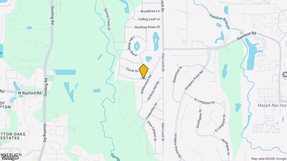 3307 Roaming Woods Ln Map and Location Details