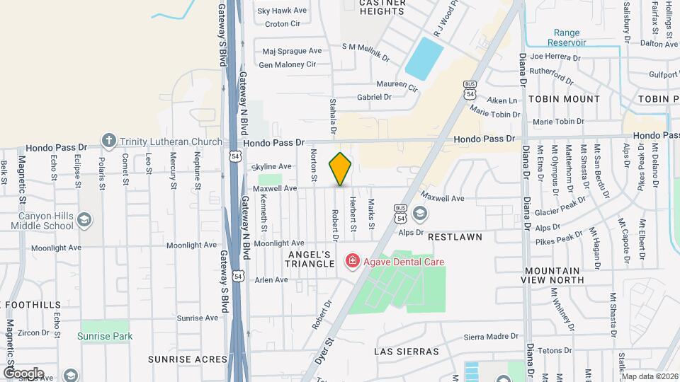 4626 Maxwell Ave Map and Location Details