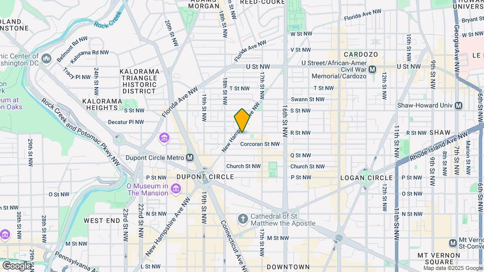 1740 R St NW Map and Location Details