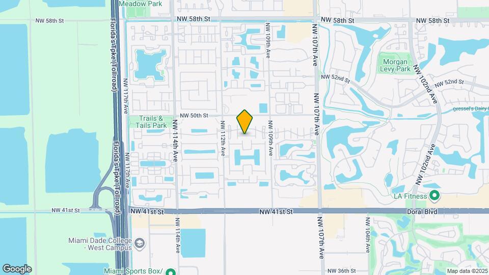 11020 NW 48th Terrace Map and Location Details